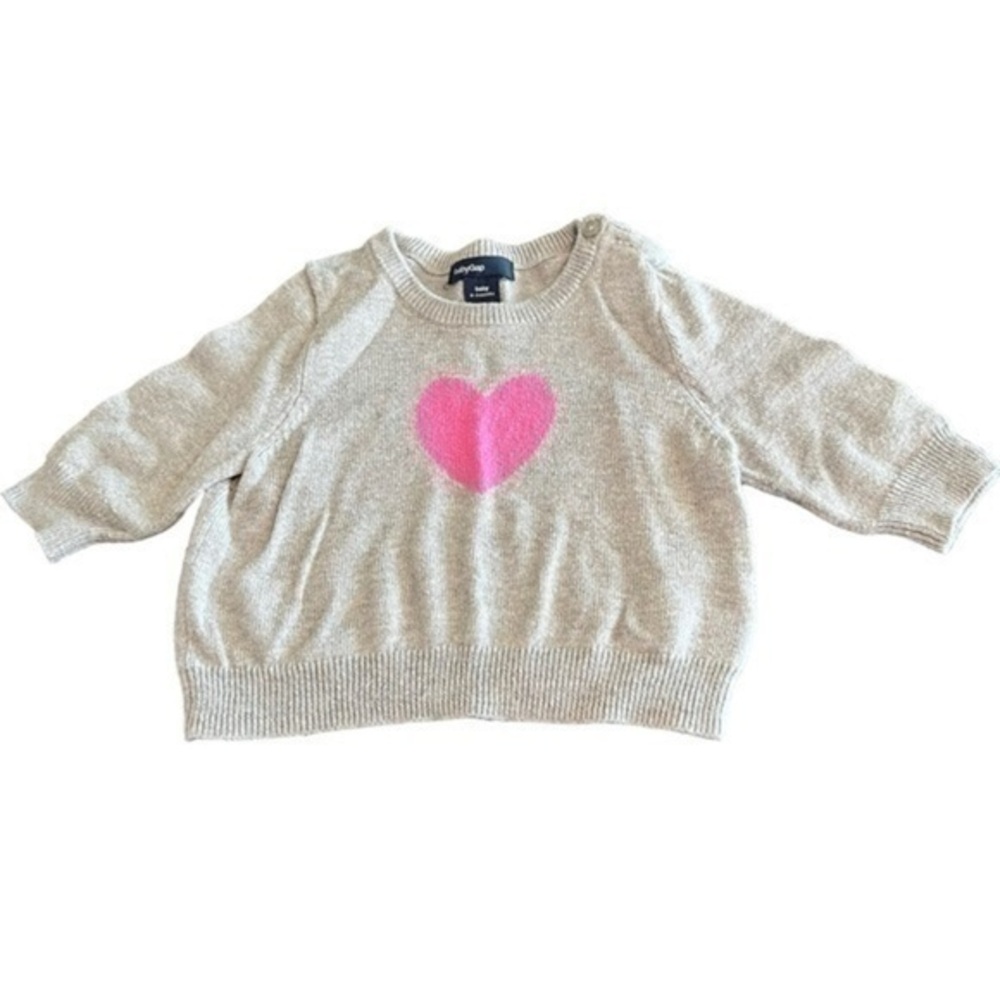 Baby Gap Heart Knit Sweater 0-3 months